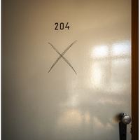 Examination room door.