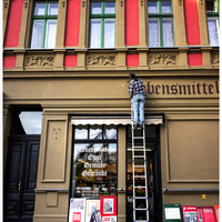 Ladder and Storefront, Berlin 2014